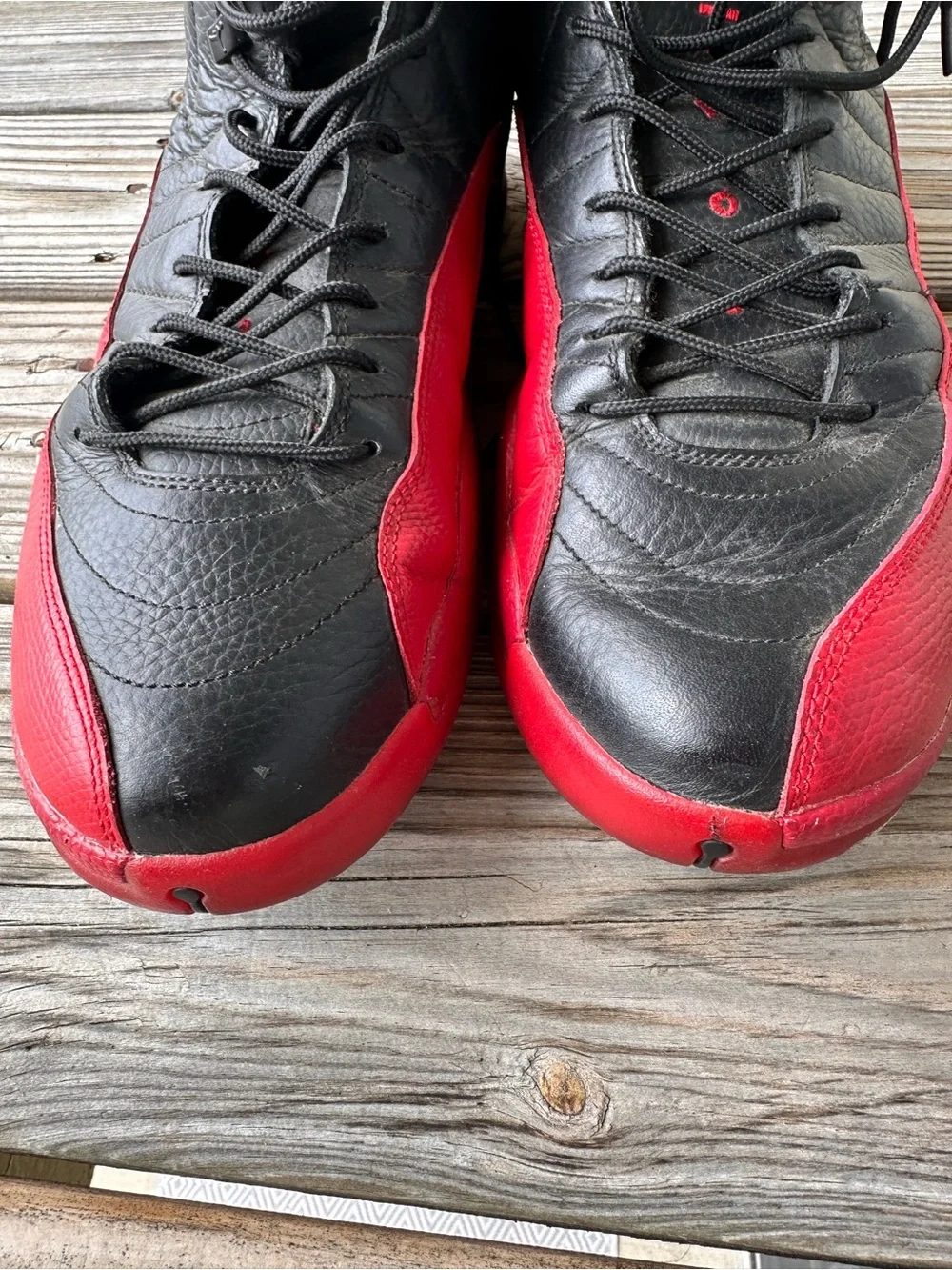 2016 Air Jordan 12 Retro “Flu Game” Black/Varsity Red Men’s Size 14